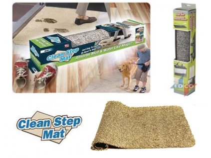 Clean Step Mat - rohožka Vysoce absorbční - hnědá 70x46 cm