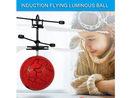 RC Helicopters Burst Crack Flying Ball Magic Electric Helicopter Infrared Sensor LED Light Toys Kids Hover