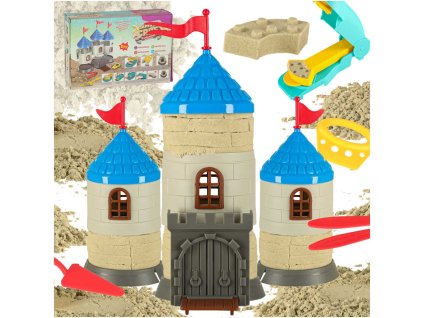 Piasek dla dzieci 750g zamek zestaw kreatywny 173595