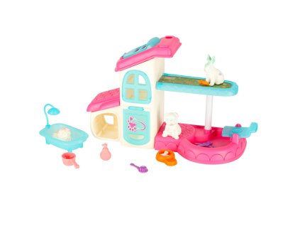 Hotel dla zwierzat domek spa dla psa kota zwierzatka akcesoria 26 elementow 173043