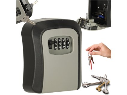 Skrzynka na klucze sejf na kod zamek szyfr kasetka na sciane 173119
