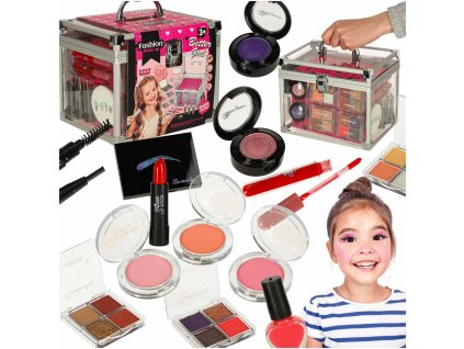 Kuferek zestaw kosmetykow do makijazu domowe spa walizka XXL 172276