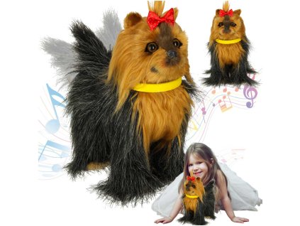 Piesek interaktywny reaguje na dotyk ruch chodzi szczeka York 168155