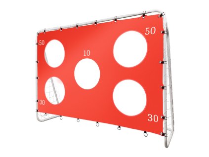 Bramka pilkarska do pilki noznej dla dzieci treningowa 2w1 mata celnosci 215 x 153 x 76 cm 172861