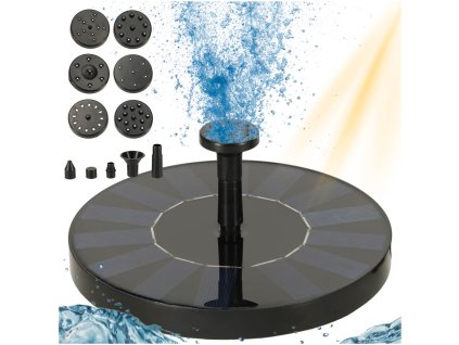 Fontanna solarna ogrodowa plywajaca 16cm 165927