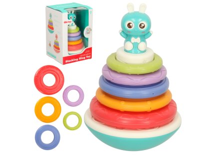 Wanka wstanka zabawka sensoryczna Bibi inn niebieska 159062