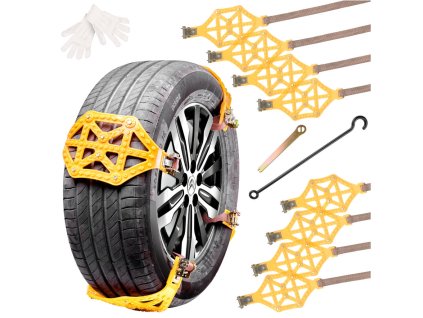 Lancuchy sniegowe nakladki antyposlizgowe na kola opony na snieg 8el 162953