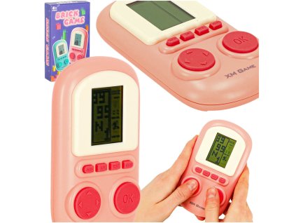 Gra elektroniczna zrecznosciowa konsola przenosna rozowy 163482