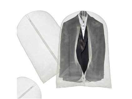 Pokrowiec na ubrania garnitur odziez ubrania przezroczysty 60 x 100 cm 162403