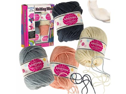 Wloczka klebek przedza welniana 4 szt 161024