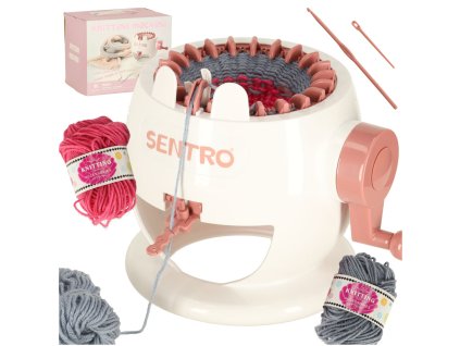 Maszyna do szycia krosno dziewiarska 22 iglowa 2 klebki wloczki 160943