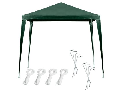 Pawilon ogrodowy namiot handlowy imprezowy altana zielony 2 5 x 2 5 m 165354