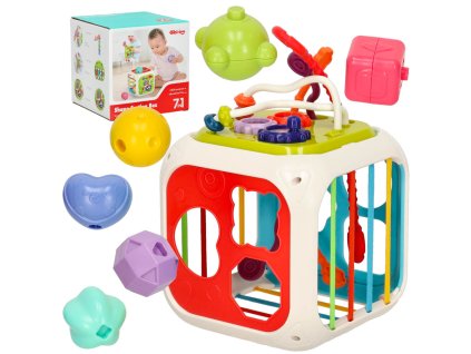 Kostka edukacyjna sorter cymbalki 7w1 Bibi inn 159576