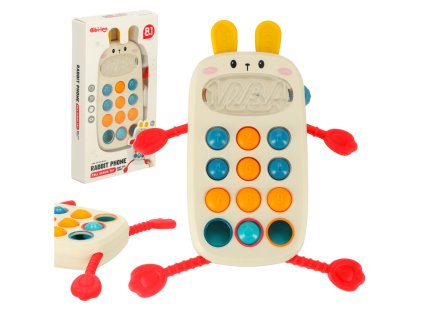 Zabawka sensoryczna gryzak dla niemowlat telefon Bibi inn 159602