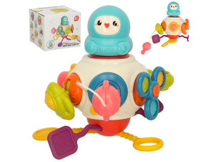 Zabawka sensoryczna gryzak dla niemowlat 8w1 Bibi inn 159615