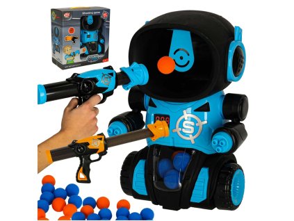 Gra zrecznosciowa robot strzelanie do celu gra 2x pistolet kulki 160495