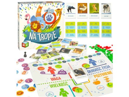 Gra edukacyjna Na tropie gra dla ciekawskich 8 MULTIGRA 164366