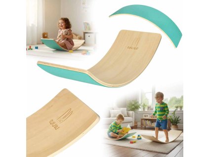 Deska do balansowania z filcem LULILO AJLO turkusowy 179846