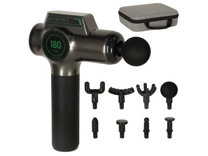 Pistolet do masazu masazer do plecow ciala wyswietlacz LED 8w1 160752