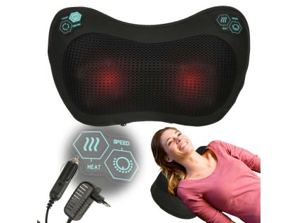 Masazer do plecow shiatsu poduszka do masazu rozgrzewajaca 174247