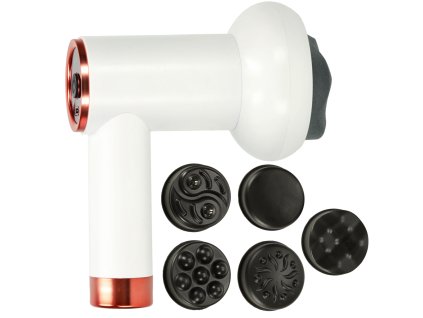 Pistolet do masazu masazer do plecow ciala plecow ujedrniajacy antycellulitowy bezprzewodowy wyszczuplajacy 5w1 166575