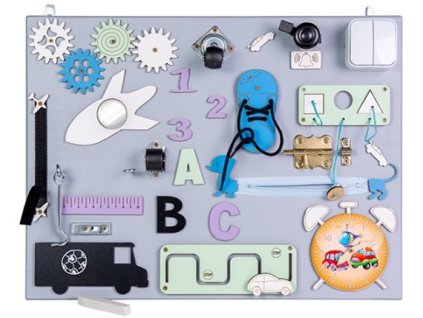 Tablica manipulacyjna drewniana 50 x 37 5 cm 168775