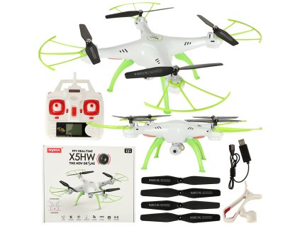 Dron RC Syma X5HW 2 4GHz Kamera Wi Fi bialy 137251