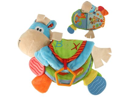 Ksiazeczka sensoryczna grzechotka gryzak osiolek 164305