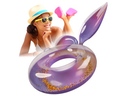 Kolko do plywania kolo dmuchane syrena z brokatem galaxy XXL max 60kg 167589