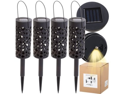 Lampy solarne latarenka gwiazdy ksiezyce 4szt 132818