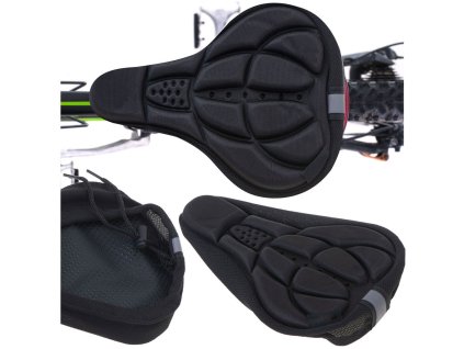 Nakladka zelowa na siodelko RALLEX rowerowe poduszka amortyzujaca 3D 167264