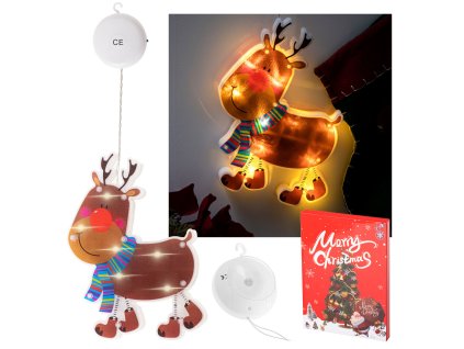 Lampki LED wiszaca dekoracja swiateczna renifer 105832(1)