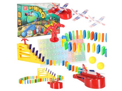 Domino klocki tor z wyrzutnia samolotow rakiet 176015