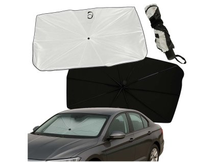 Parasol oslona przeciwsloneczna na przednia szybe do samochodu auta mata skladana UV 65x110cm 175861