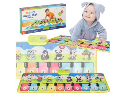 Mata muzyczna interaktywna pianinko z nagrywaniem 174941