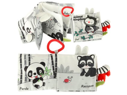 Ksiazeczka sensoryczna miekka ogony zwierzat sowa 145116