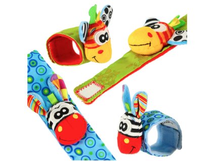 Grzechotka zabawka na raczki dlonie 2szt 147939