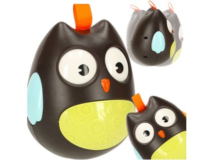 Wanka wstanka sowa sensoryczna kiwajka czarna 168627