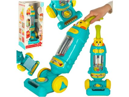 Odkurzacz dla dzieci pionowy interaktywny z dzwiekiem 46cm 169752