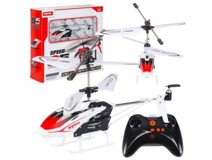 Helikopter zdalnie sterowany na pilota RC SYMA S5 3CH bialy 175930