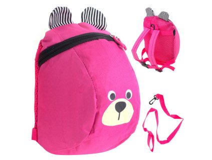 Plecak dla przedszkolaka dzieciecy plecaczek mis rozowy 147154