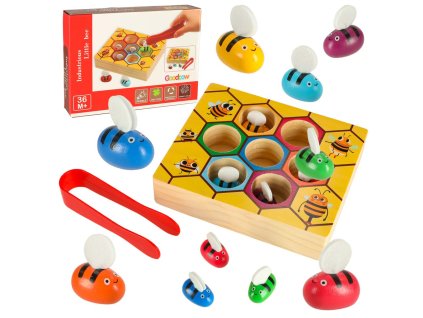 Gra edukacyjna plaster miodu pszczolki montessori 145837