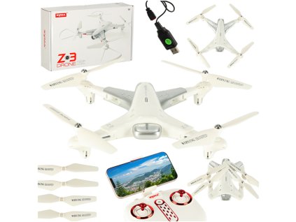 Dron RC SYMA Z3 kamera HD 2 4GHz bialy 170717