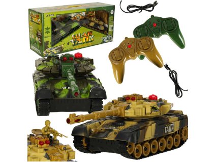 Czolgi zdalnie sterowane na pilota RC War Tank 9993 2 4GHz zestaw 2 sztuk 170957