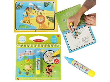 Ksiazeczka wodna z mazakiem Zwierzeta 144330