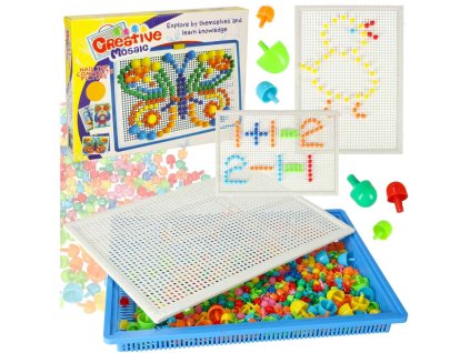 Puzzle pinezki grzybki ukladanka obrazkowa 296 sztuk 164341