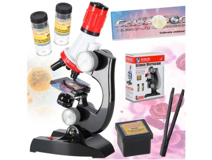 Mikroskop Naukowy uczniowski szkolny akcesoria 177243