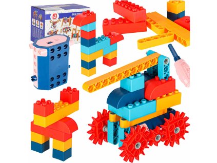 Klocki konstrukcyjne STEM ruchome modele USB 116 elementow 179682