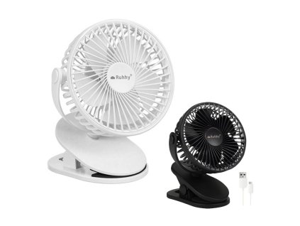 bezdratovy ventilator bily