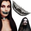 Halloween tetovani falesne zuby